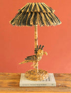 Zaza Rattan Bird Lamp image 2