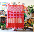 Check It Out Knit Throw Blanket image 1