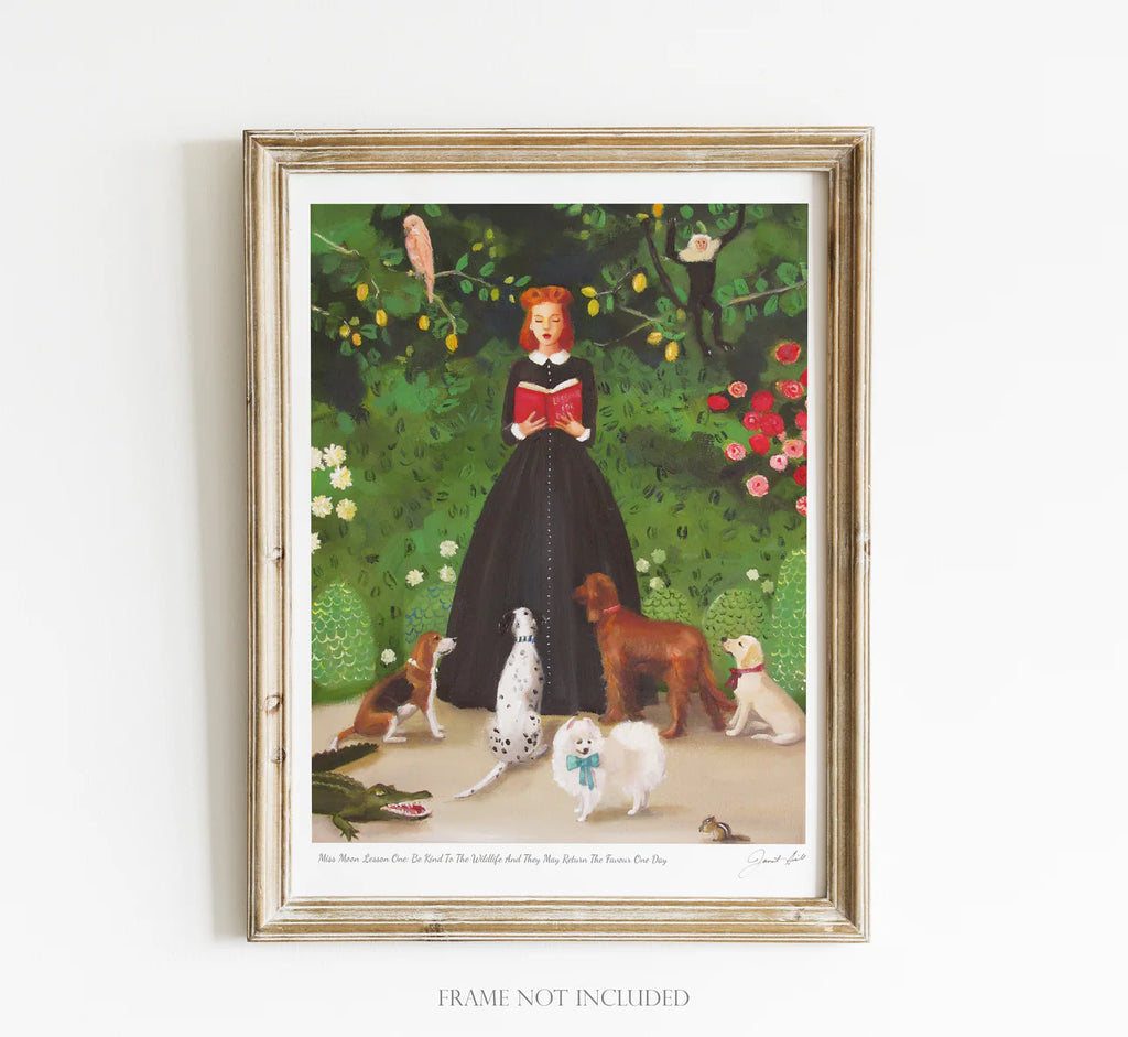 Miss Moon Was A Dog Governess. Lesson One image 1
