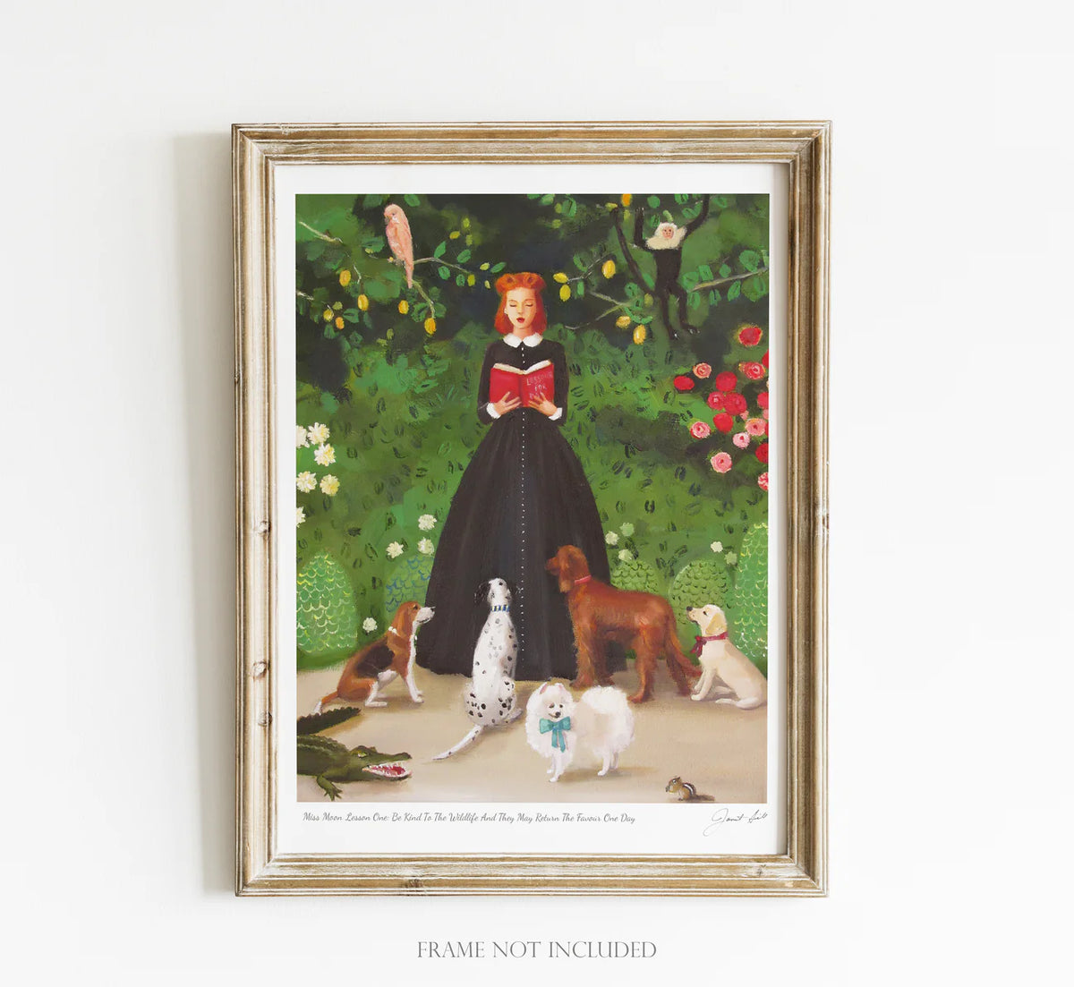 Miss Moon Was A Dog Governess. Lesson One image 1