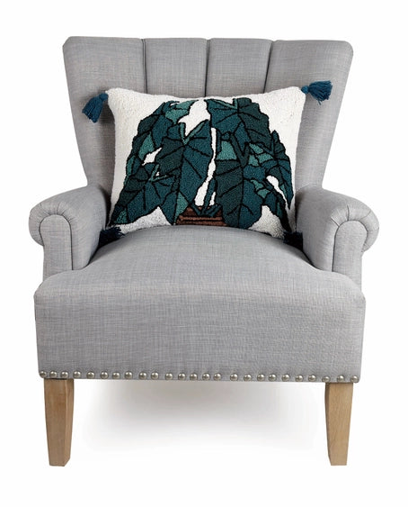 Alocasia Tasseled Hook Pillow image 2