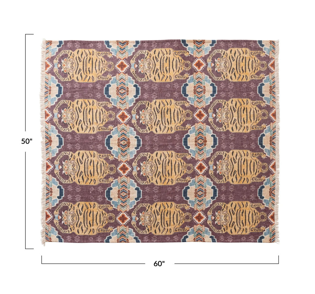 Tibetan Tiger Mirage Throw  image 1