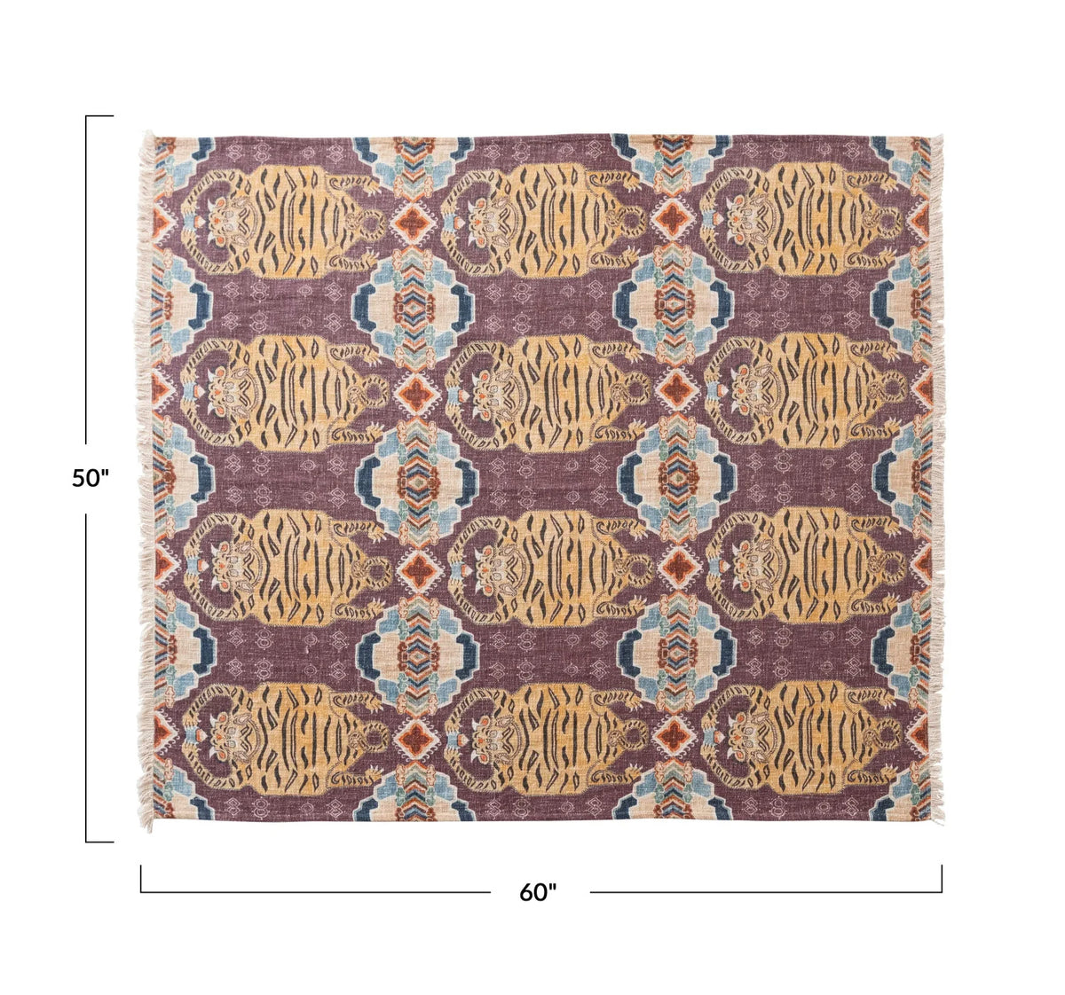 Tibetan Tiger Mirage Throw  image 1