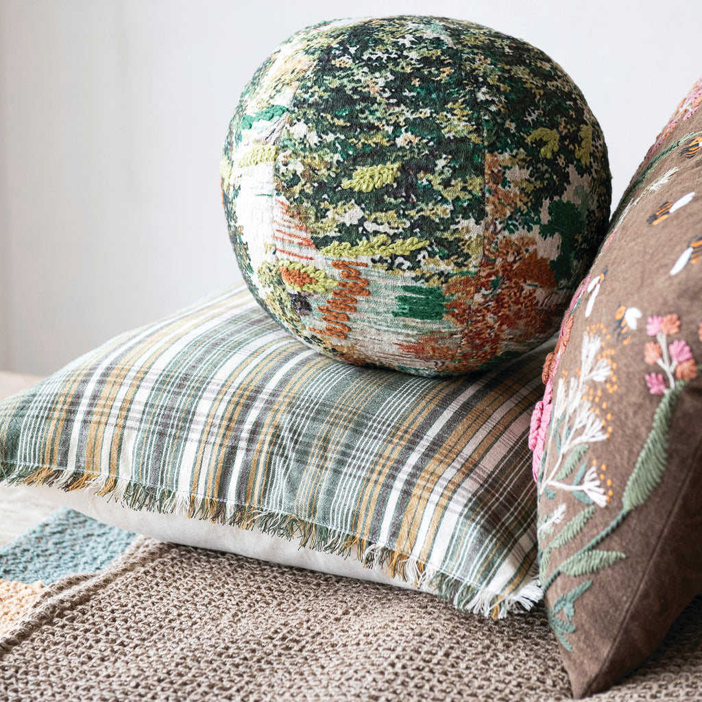 Shinrin Embroidered Pillow  image 0