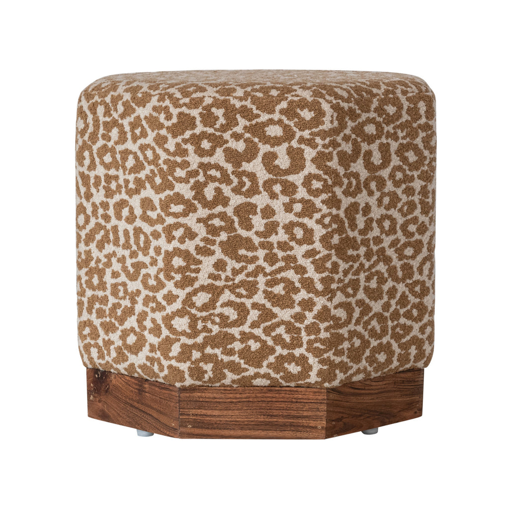 Leopard Ottoman  image 1