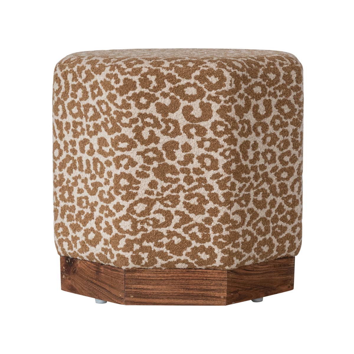 Leopard Ottoman  image 1