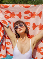 Cape Lobster Bath Towel Set image 1
