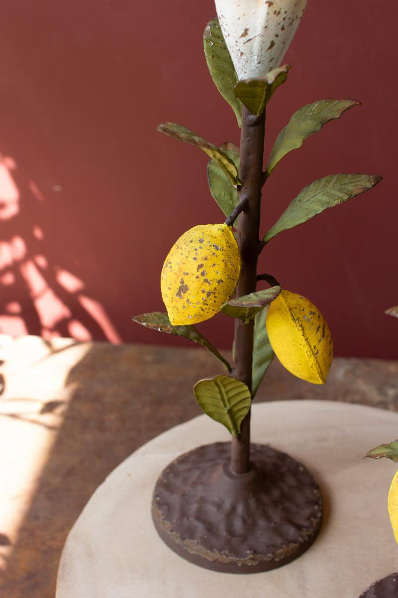Rustic Sicilian Limone Candleholder  image 1