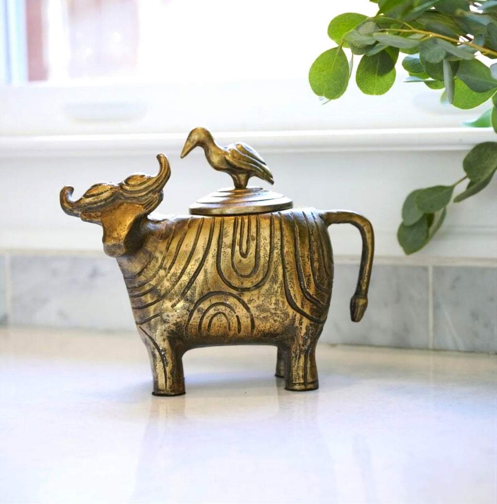 Water Buffalo and Heron Catchall image 0