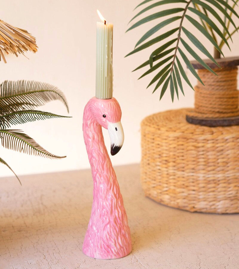 Lucy Flamingo Candleholder image 0