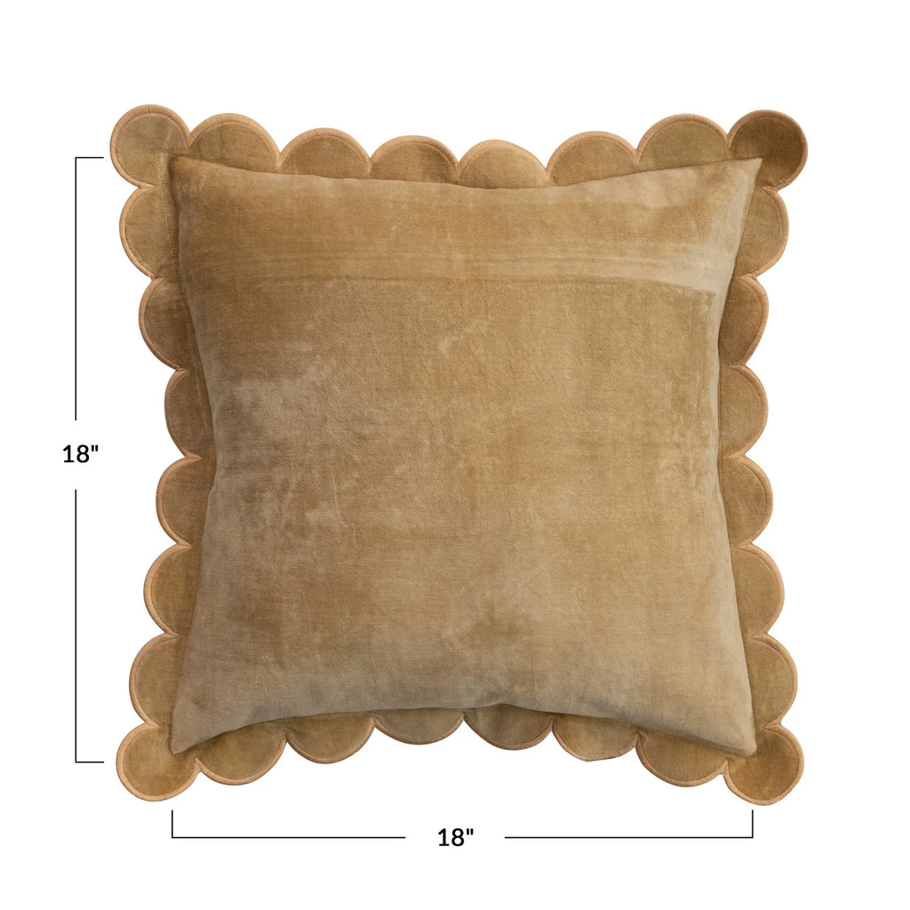 Golden Hour Scalloped  Pillow image 2