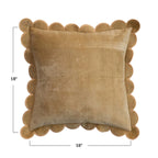 Golden Hour Scalloped  Pillow image 2