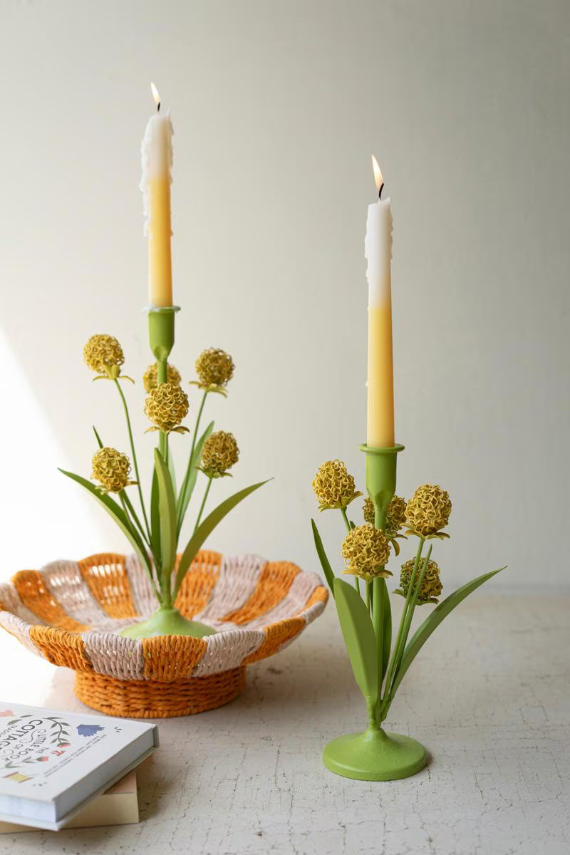 Blooming Daffodil Tapered Candleholder image 0