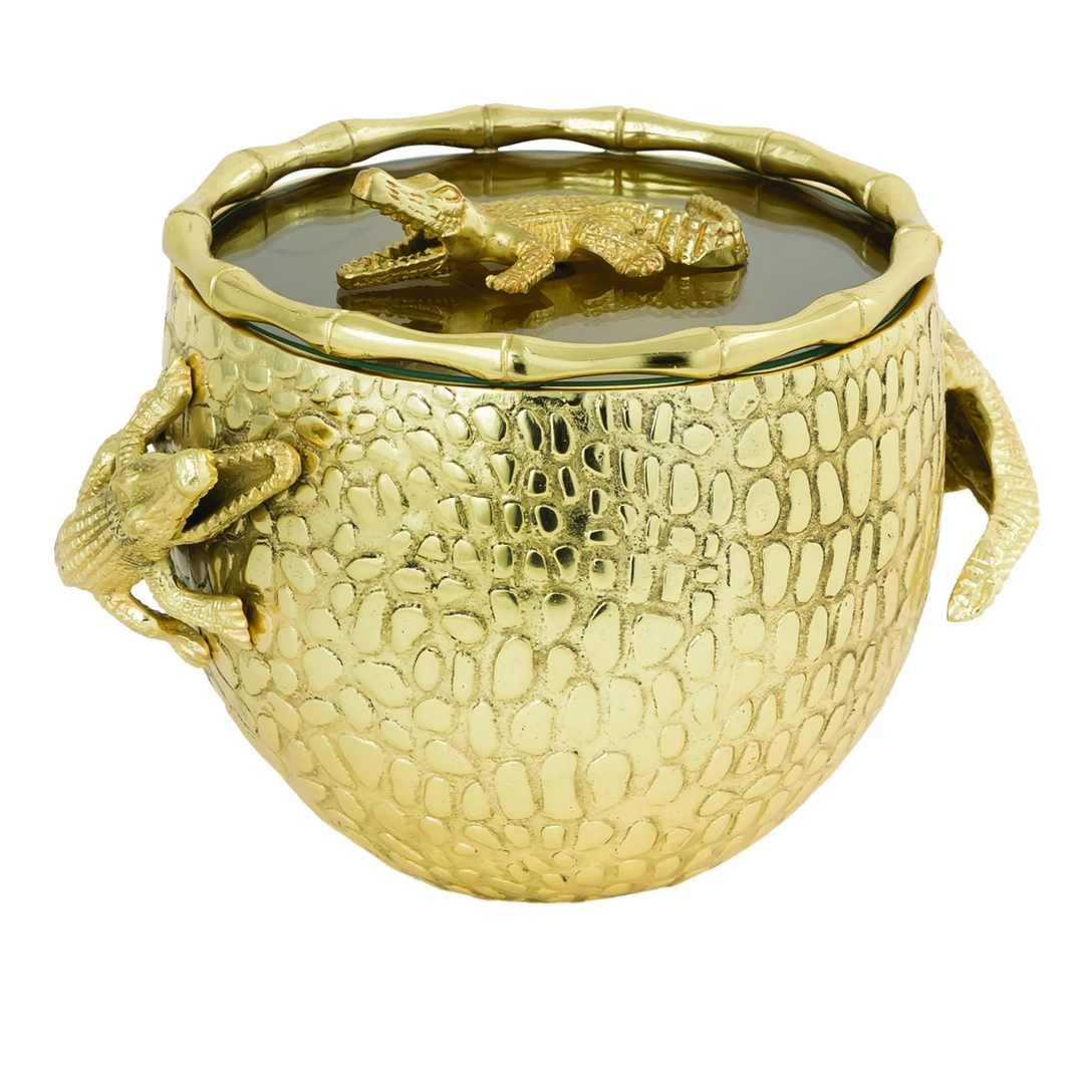 Gold Croc Ice Bucket image 0