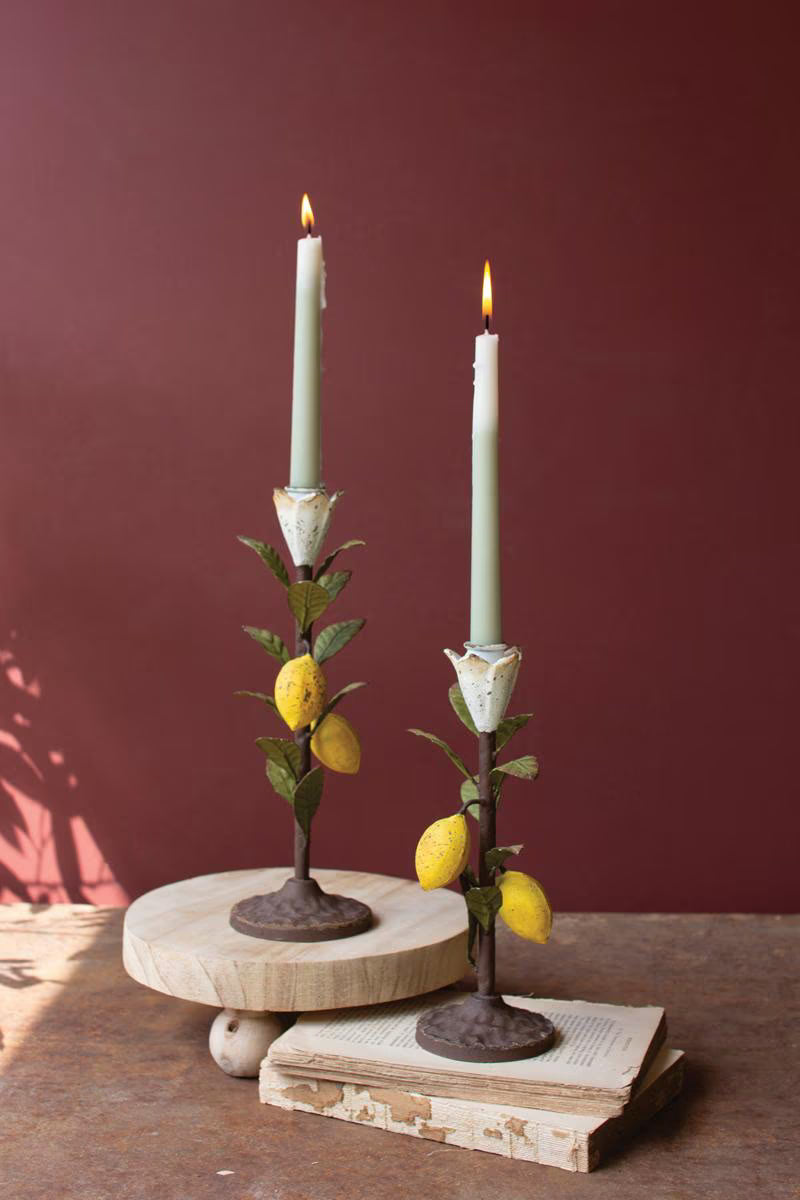 Rustic Sicilian Limone Candleholder  image 3