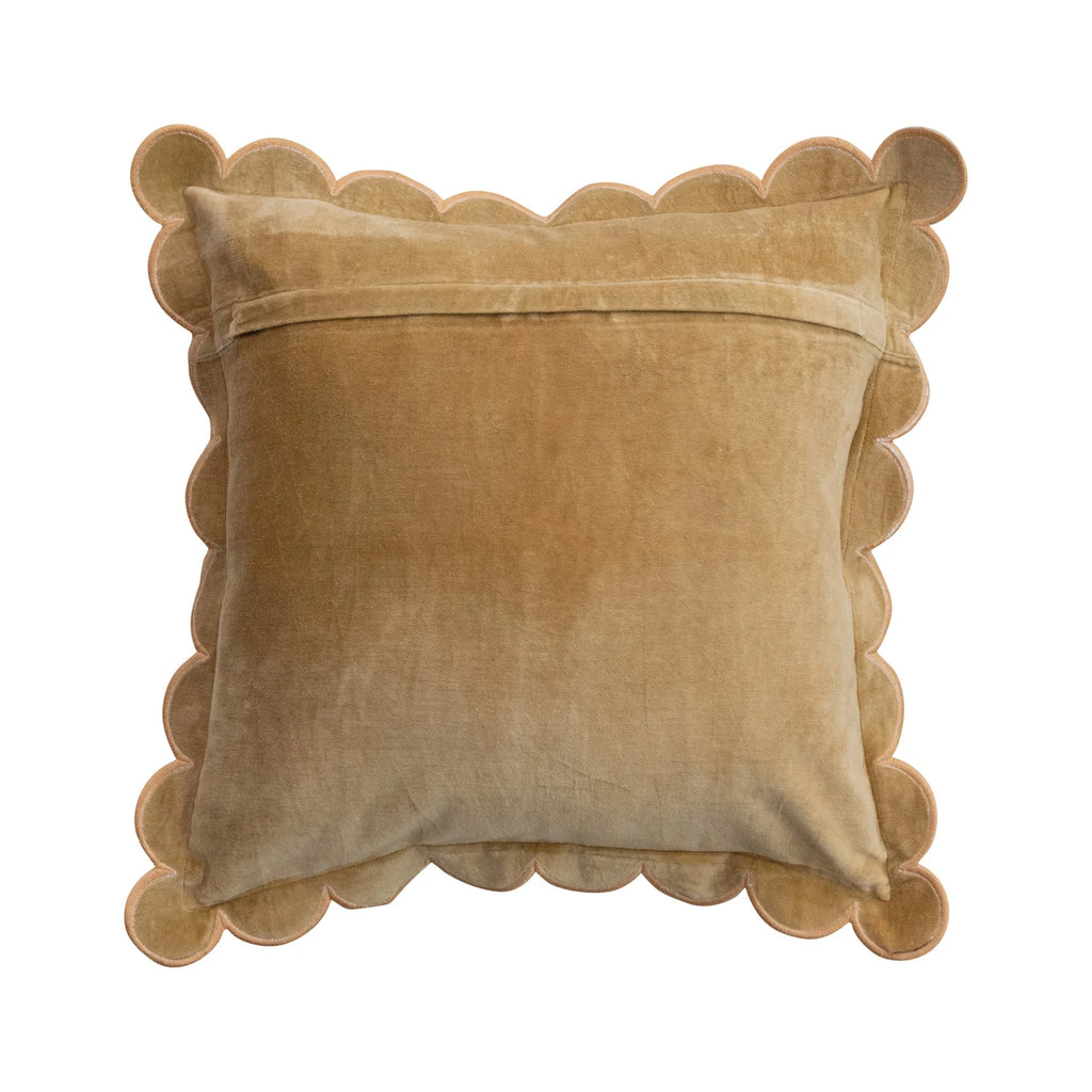 Golden Hour Scalloped  Pillow image 1