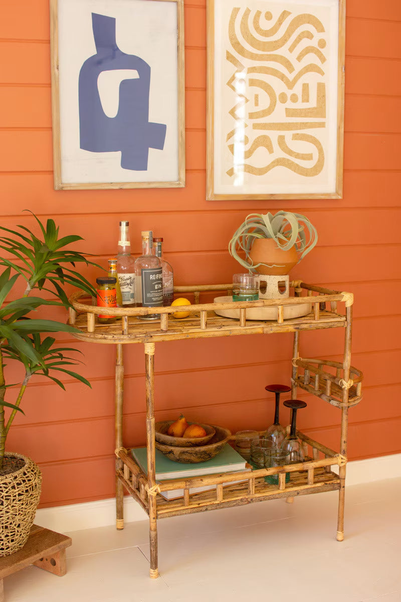 Kira Cane Bar Cart image 4