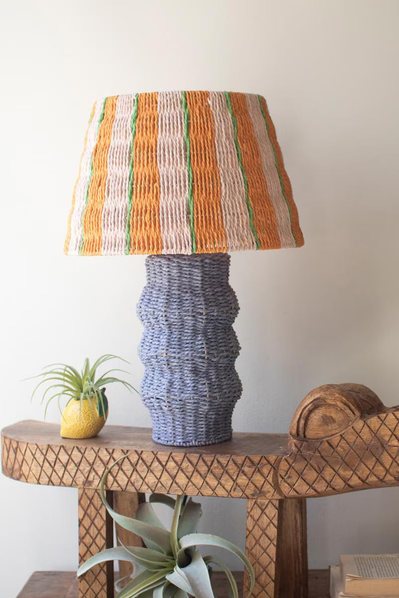 Delilah Recycled Paper Rope Lamp image 4