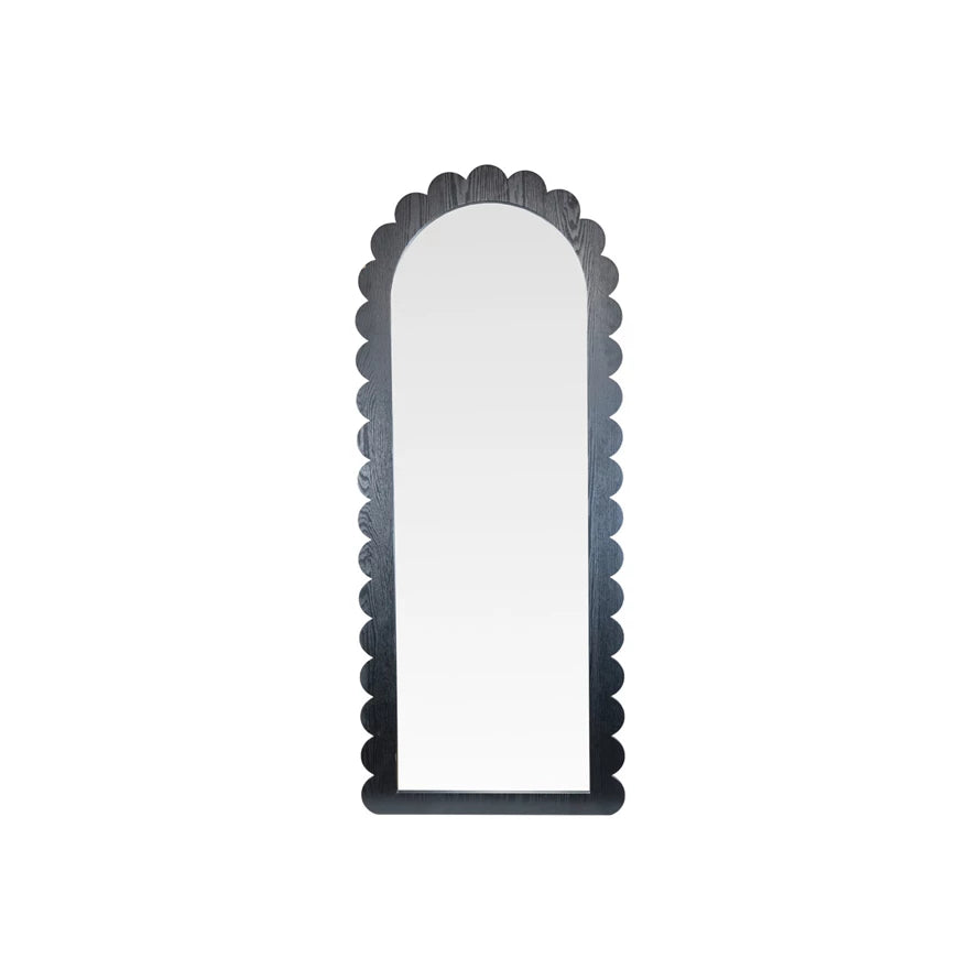 Noir Scallop Arch Mirror  image 0