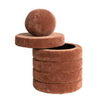 Velvet Orb Ottoman image 1