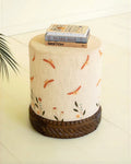 Embroidered Dragonfly Ottoman image 0