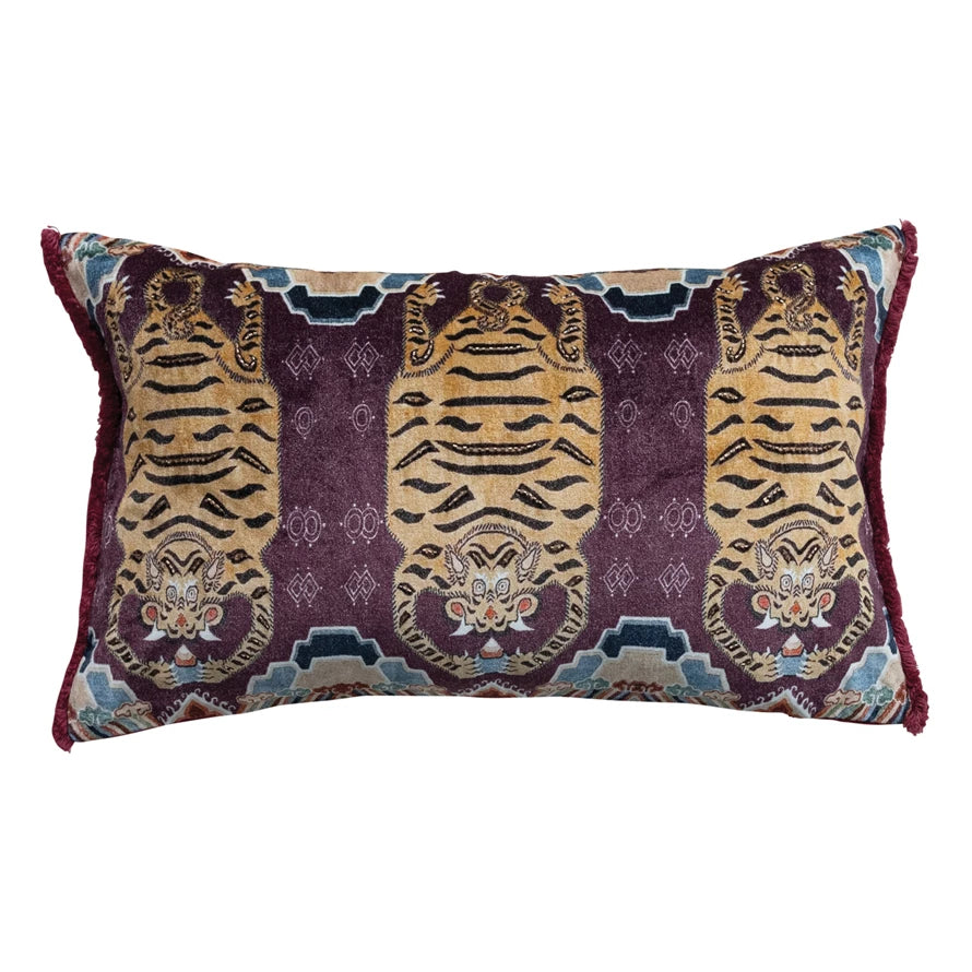 Tibetan Tiger Mirage Pillow  image 0