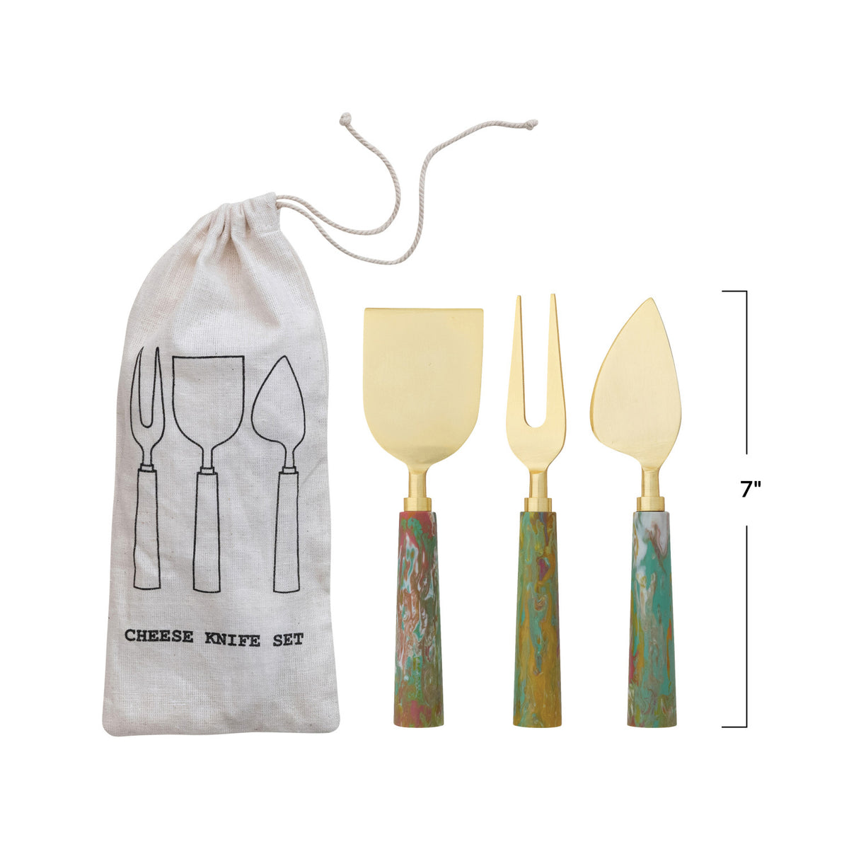 Opal Horizon Cheese Knives  image 2