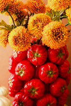 Garden Tomato Ceramic Vase image 1