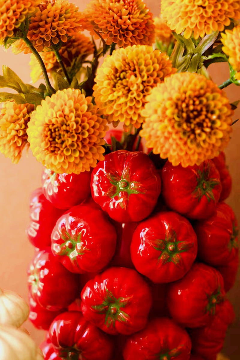 Garden Tomato Ceramic Vase image 1