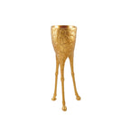 Gilded Giraffe Leg Pedestal Planter image 1