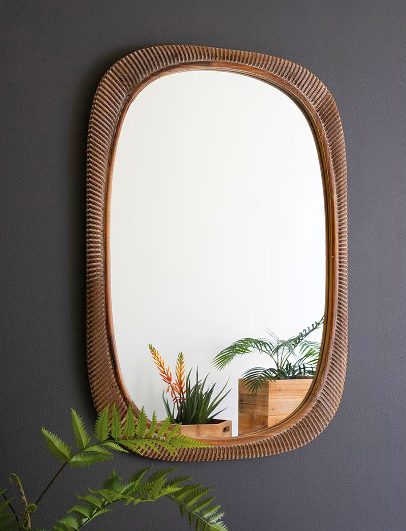 Hari Carved Mirror image 2