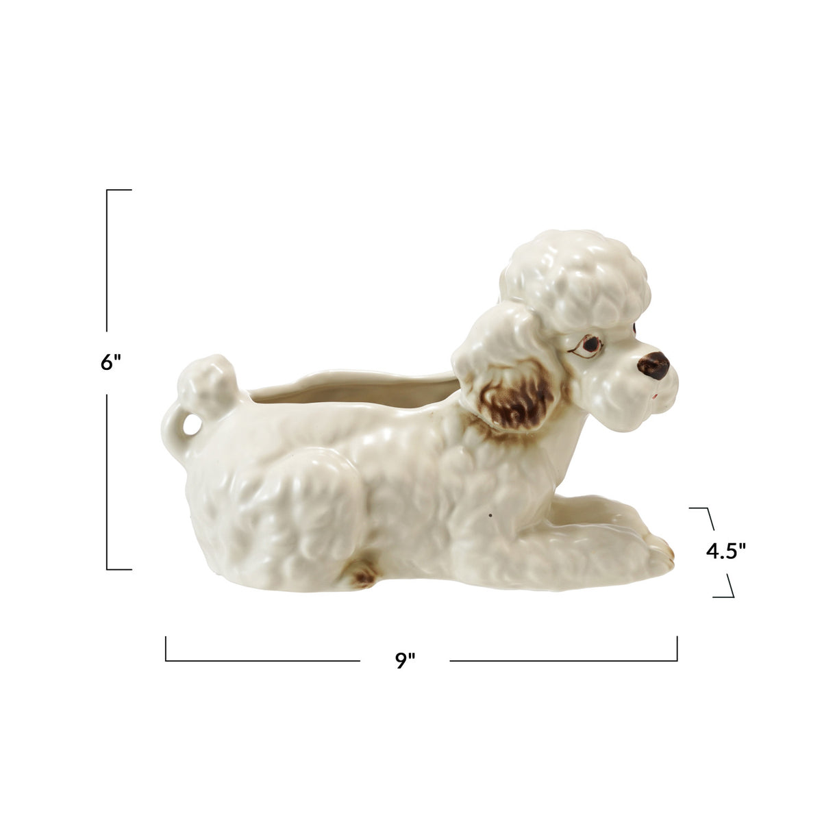 Colette the Poodle Planter  image 2