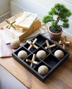 Wooden 3D Tic-Tac-Toe Game Board  image 0