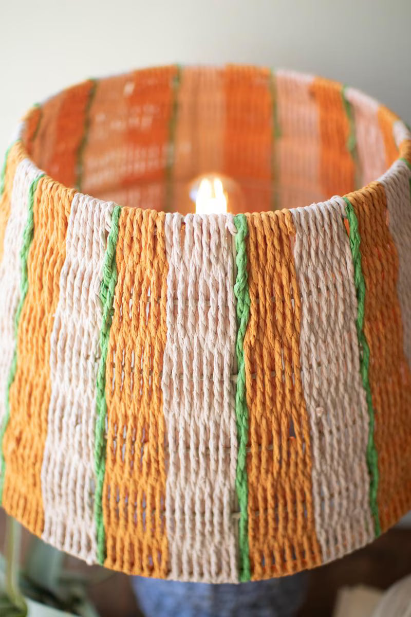 Delilah Recycled Paper Rope Lamp image 1