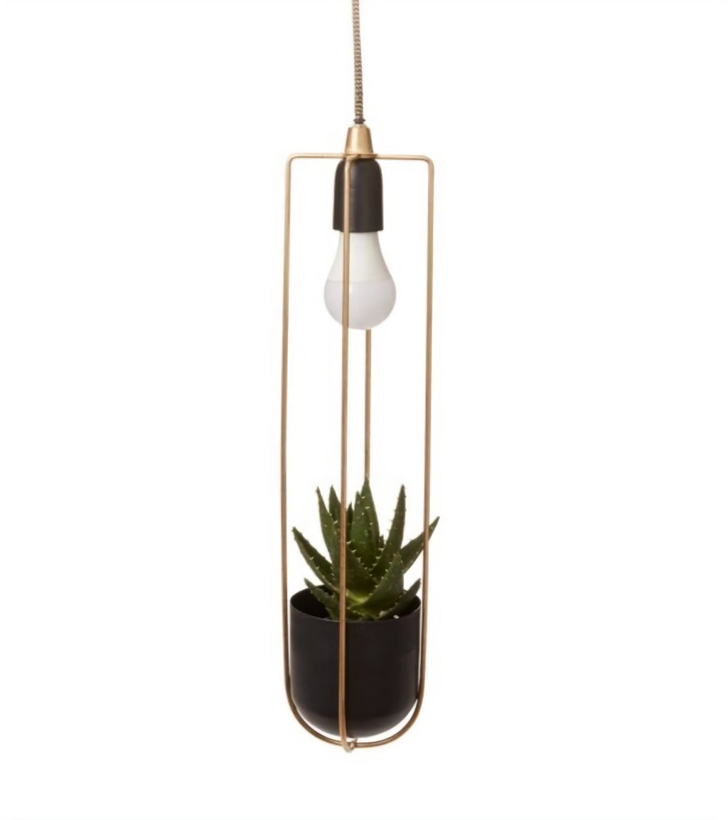 Kol Hanging Lighted Planter image 2