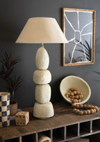 Isla Paper Mache Lamp image 0