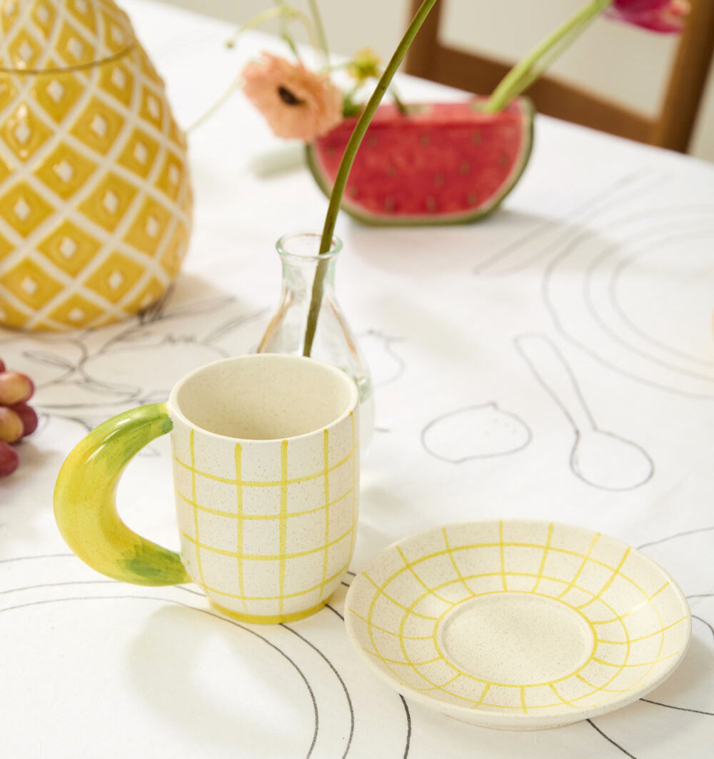 Fresh Fruit Mug and Saucer image 7