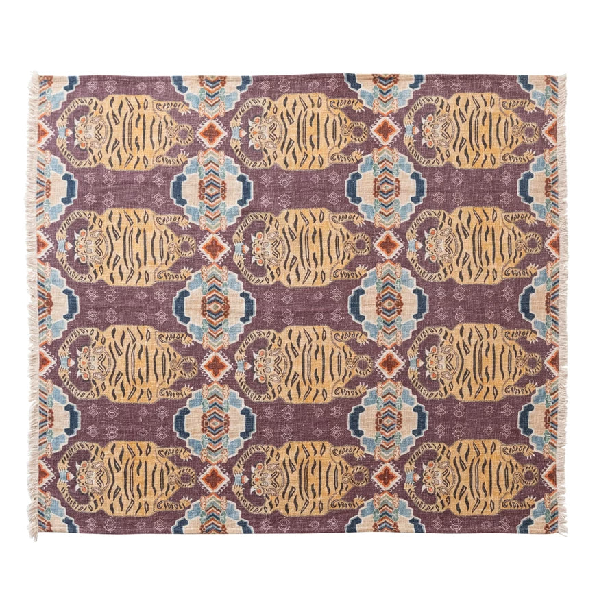 Tibetan Tiger Mirage Throw  image 3