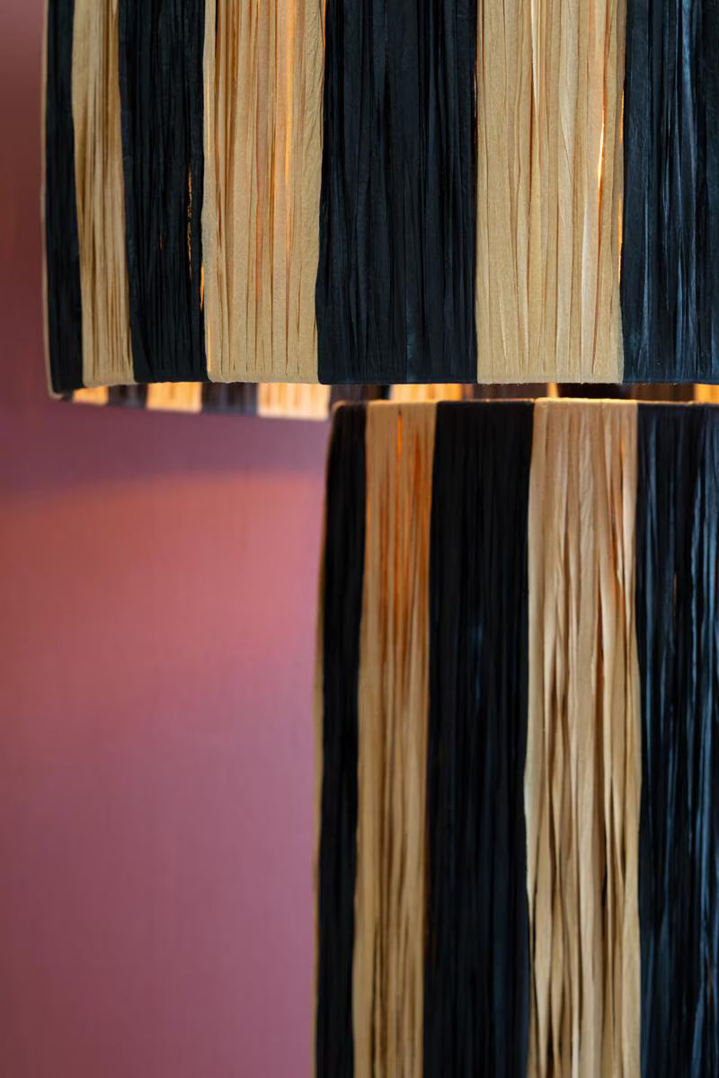 Benin Raffia Lamp image 1
