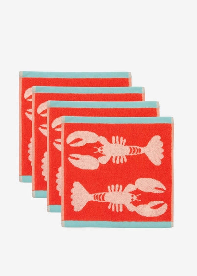 Cape Lobster Bath Towel Set image 3