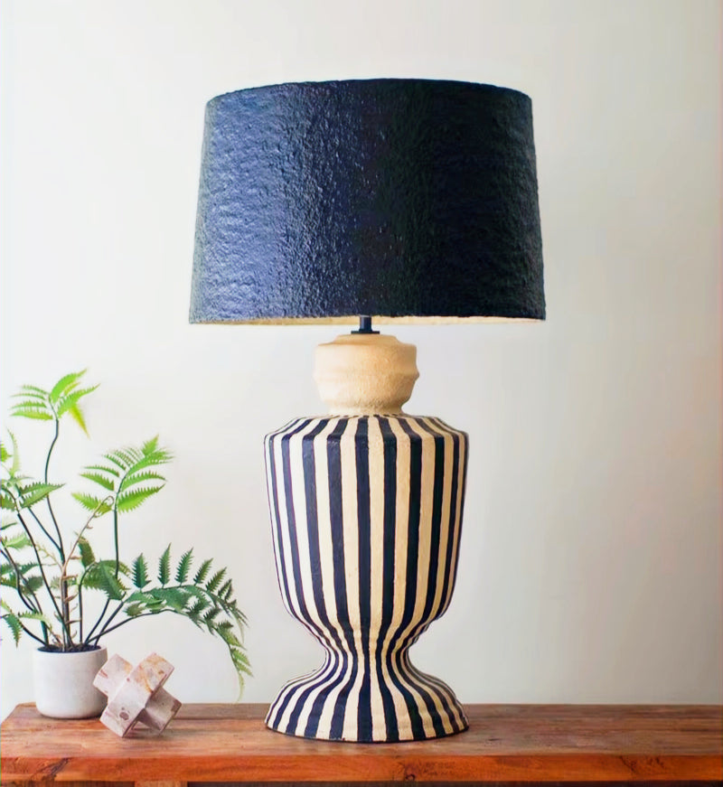 Olivia Paper Mache Lamp image 0