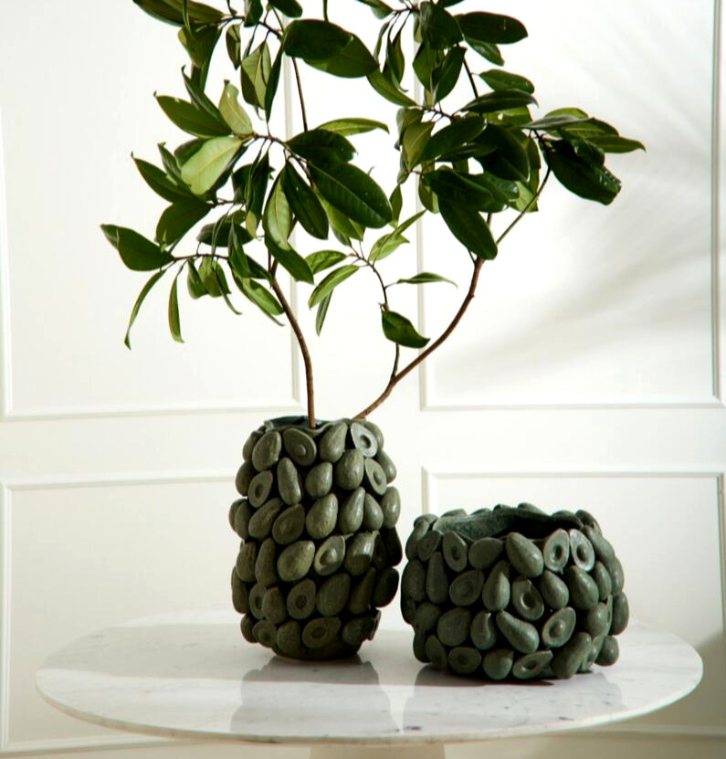 Lula Layered Avocado Planter image 6