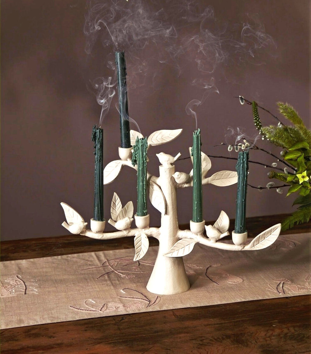 Perched Songbirds Candelabra image 2