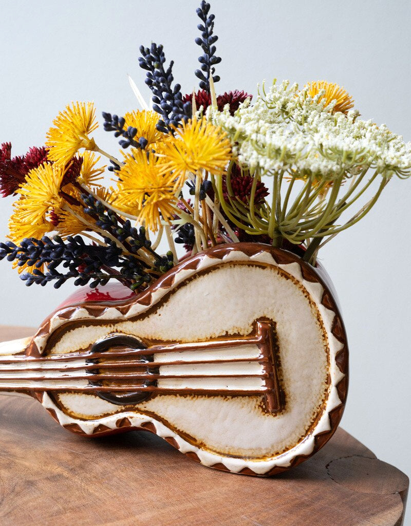 Play The Guitar Ceramic Pot image 1