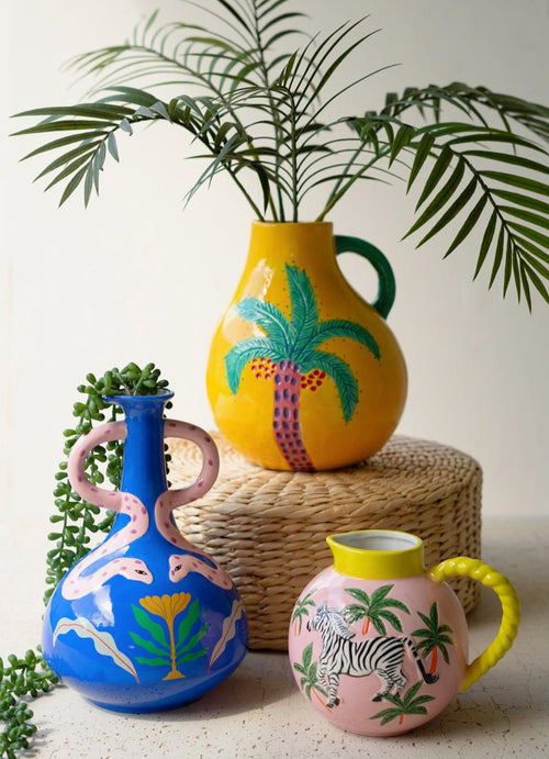 Cayman Island Palm Tree Vase image 1