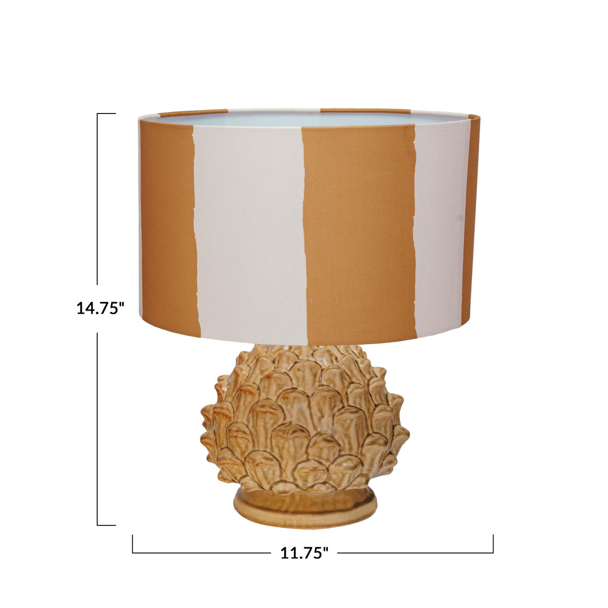 Artichoke Stoneware Lamp  image 2
