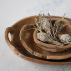 Sable Teak Wood Bowl (Set of 3)  image 3