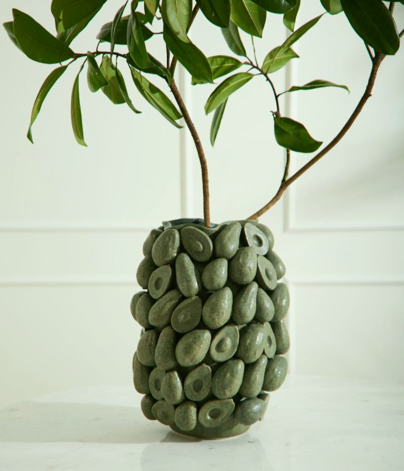 Lula Layered Avocado Planter image 1
