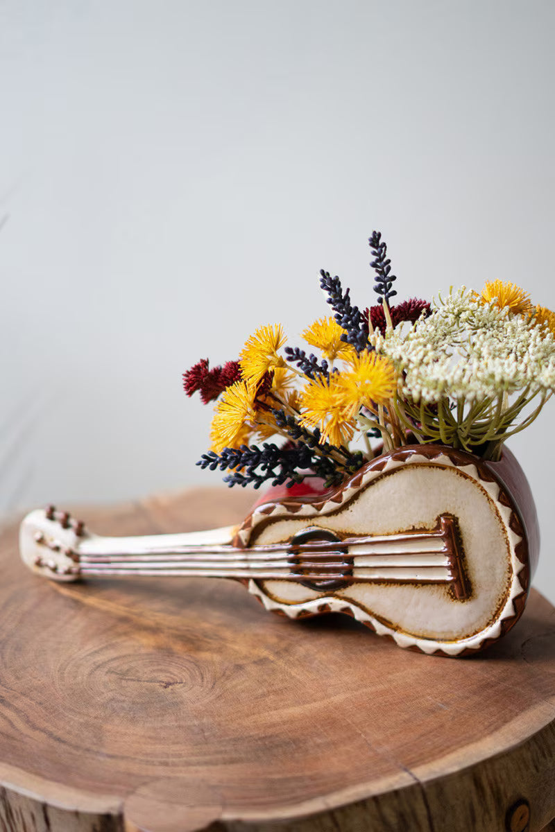 Play The Guitar Ceramic Pot image 2