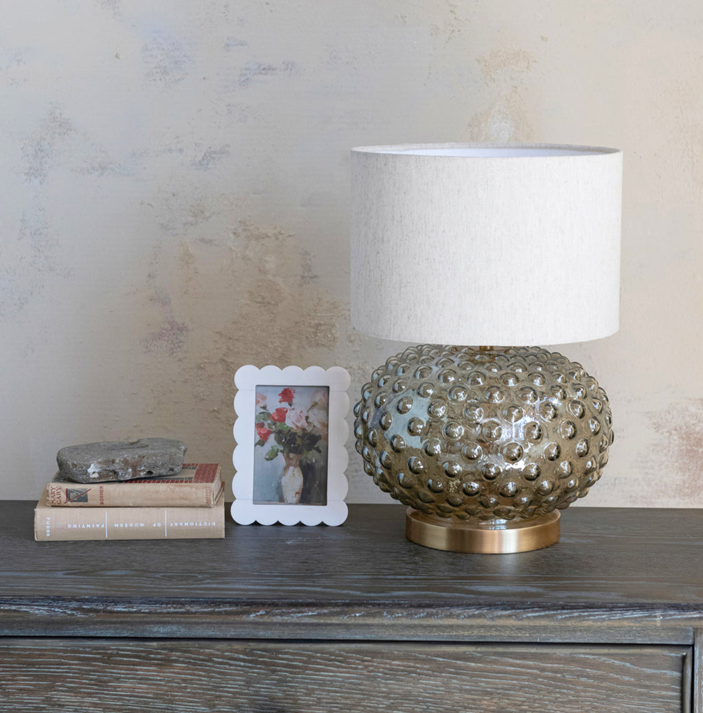 Marlowe Hobnail Glass Lamp image 2